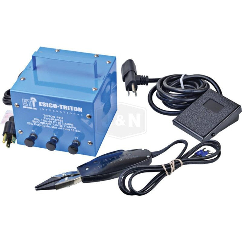 200W Soldering Iron with Foot Switch & Transformer, Carbon Tips Included