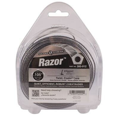 0.105" Trimmer Line 98' Gray Twist Donut 1/2 lb - Quiet & Efficient