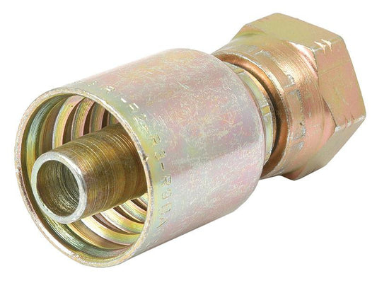 Pioneer BSP 60° Hose Fitting 1/2'' x 1/2'' x 14'' Female Straight Swivel