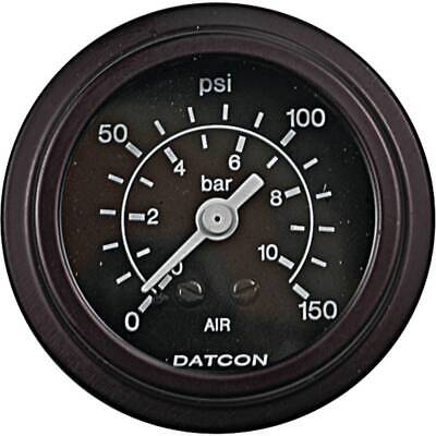 Air Pressure Gauge 0-150 PSI 2 1/16" Heavy Duty Industrial Black Bezel