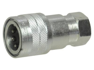 Quick Release Hydraulic Coupler 3/8" Body x 3/8" BSP Female Thread