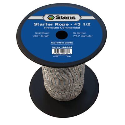 200' Solid Braid Starter Rope #3 1/2 - Durable, Abrasion Resistant