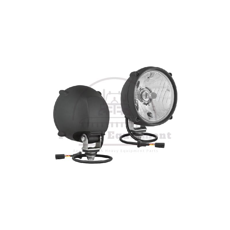 Round 12V Headlight H4 R2 W5W Bulbs Incl Dipped/Full Beam