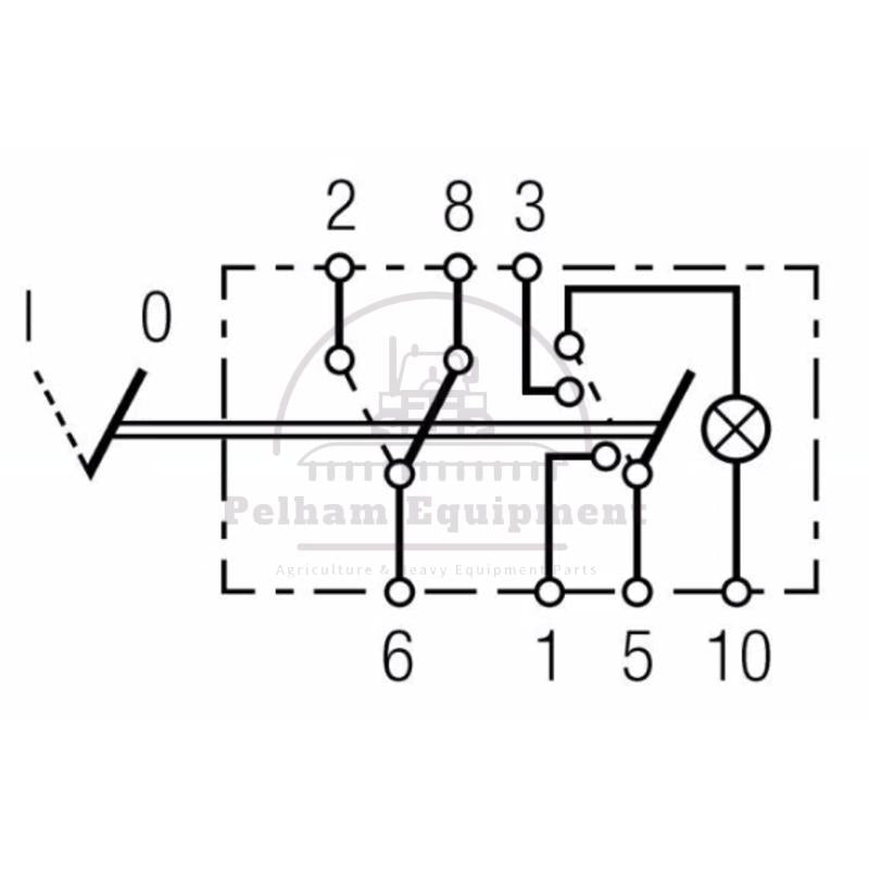 Hazard Warning Light Switch 5000001 for Toggle/Rocker Switches