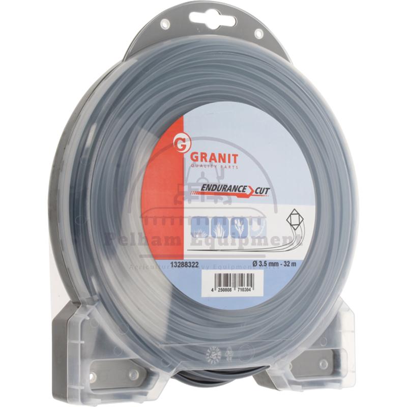 Endurance Cut Nylon Cord 3mm x 32m Square Profile High-Quality Copolymer