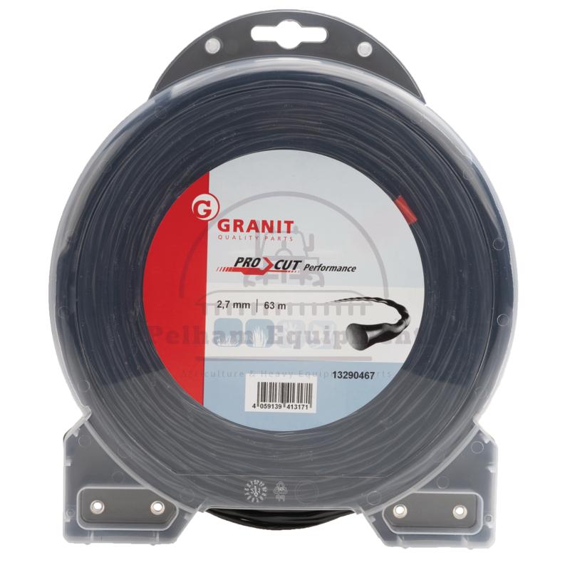 Pro Cut Nylon Cord 2.7mm x 63m - High-Quality Copolymer Trimmer Line
