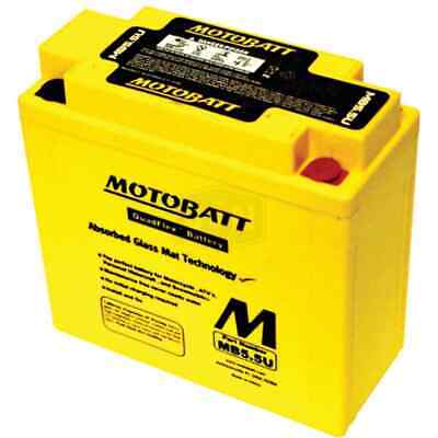 New 12V Battery MB5.5U for Yamaha Motorcycles - CCA 90, 7Ah, Compact Size