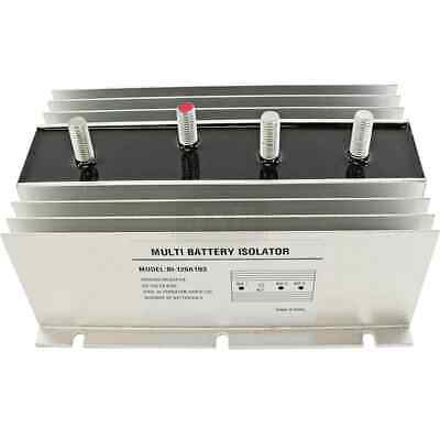 Battery Isolator 120A for 3 Banks, 165mm Length, M8x1.25 Terminals