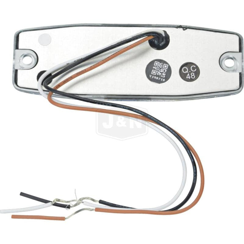 Mini LED Lighthead 23 Flash Patterns White 12/24V 3 LEDs SAE J595 Class 1