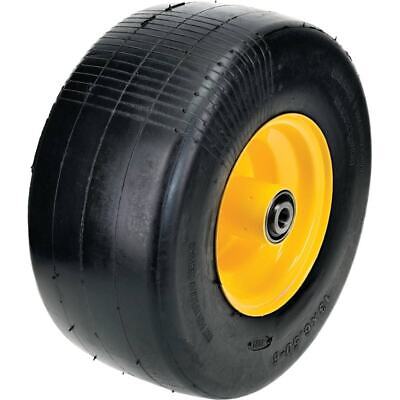 Solid Tire Assembly 13x6.50-6 Flat-Proof Design, 5/8" Bore, Durable