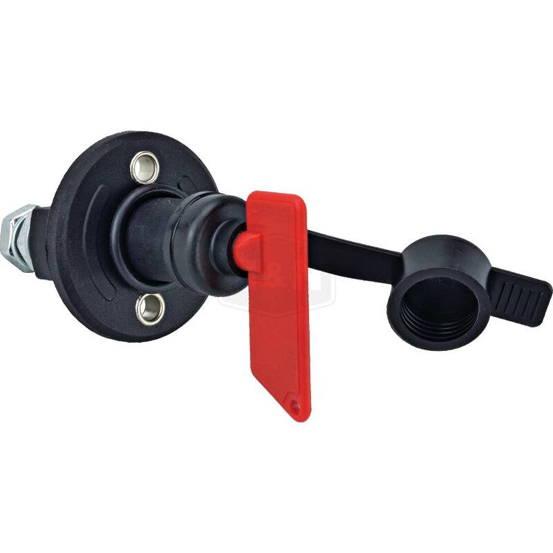 Manual Battery Disconnect Switch, 150A, 12/24V, Weather Sealed, Keyed