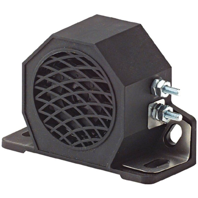 97dB Back-Up Alarm with Universal Mounting, Compact & Rugged Design