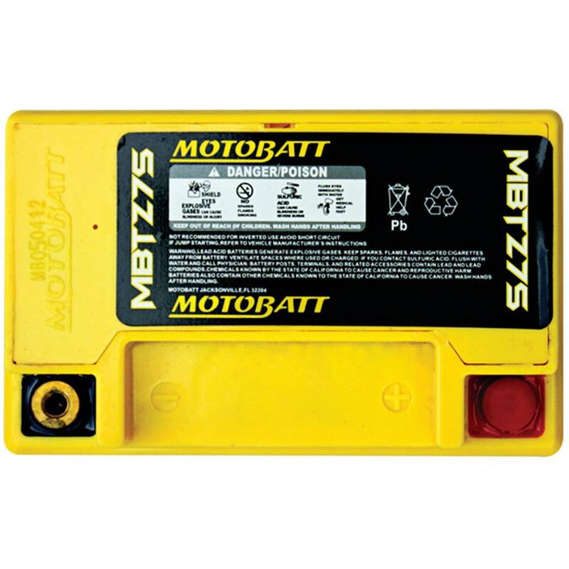 New Motobatt Battery 12V 6Ah for Aprilia, Honda, Yamaha, Kawasaki, Suzuki