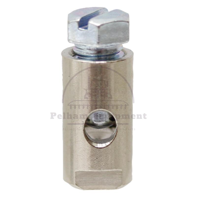 20x Threaded Nipples for Bowden Cables, 8x15mm, 3.5mm Hole, 6mm AF