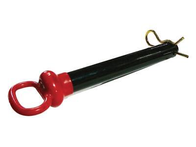 1-1/4" Hitch Pin with Red Handle, 8-1/2" Usable Length, Grade 5 Steel