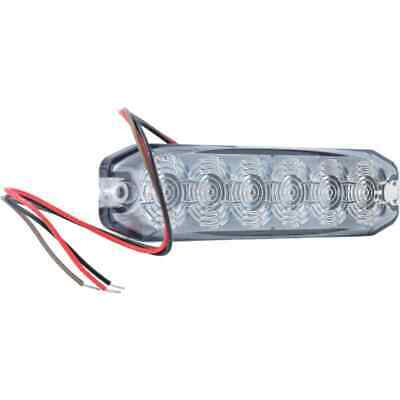 Mini LED Directional Light - 23 Flash Patterns, Amber/Clear, Weatherproof