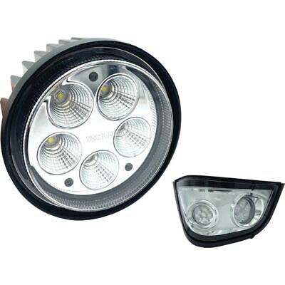 LED Headlight for John Deere R Series Tractors - Plug & Play, Flood Light