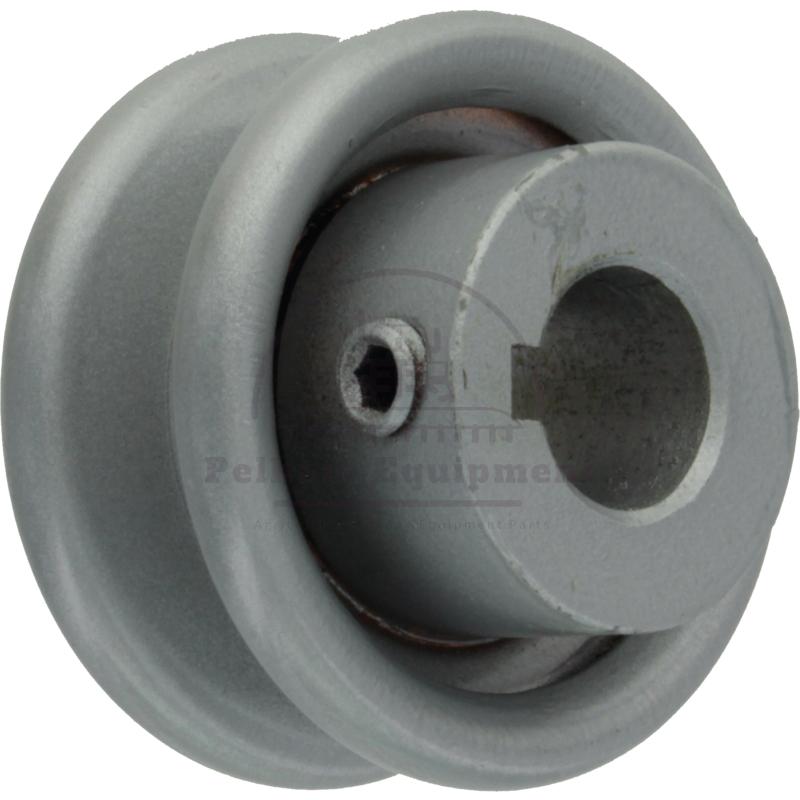 Steel V-Belt Pulley 275-339, 50mm Outer, 8mm Inner, 15mm Width, 9mm Keyway