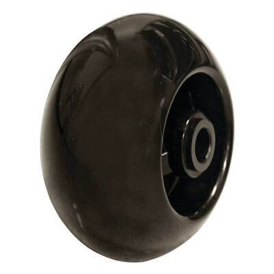 Deck Wheel 5x3" Plastic with Grease Zerk & Bushing Inserts, 5/8" Bore
