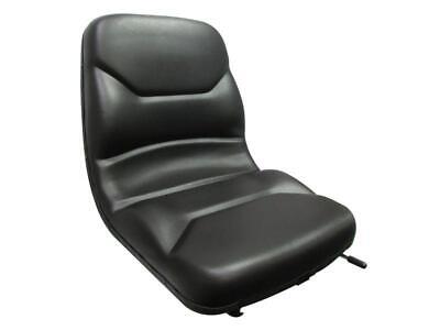 Ergonomic Vinyl Seat Assembly for Skid Steer, Backhoe, Forklift, Mower