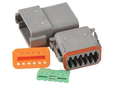 12 Pole Deutsch DT Connector Set - 1 Male & 1 Female - Electrical Connector Bag