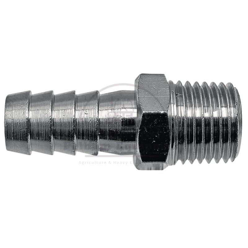 10mm Hose Barb Connector for 1/4" NPT Pump Thread Universal