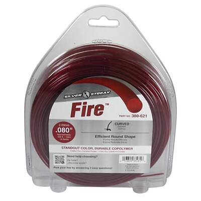 1 lb. Red 0.080" Durable Co-Polymer Trimmer Line - 405' Length, Round Donut