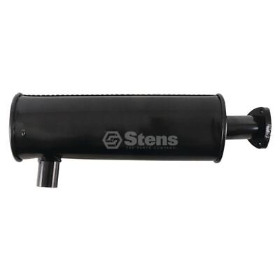 Muffler for Ford/New Holland & Fiat 44905942, Oval Steel, 19.5" Length