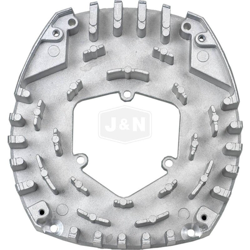 Rectifier Cover for 25SI Alternators - Metal, 7 Holes, Finned Design