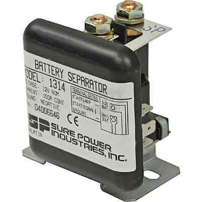 12V Battery Separator, 100A Uni-Directional, 2 Battery Banks, 1 Input