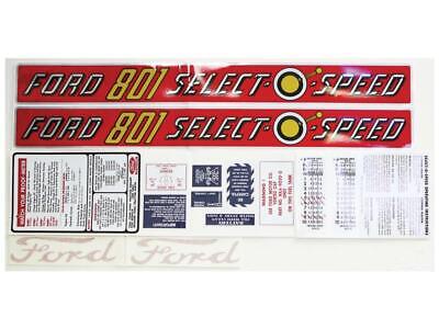 Decal for Ford New Holland 801 SELECT-O-SPEED Tractor - Durable Design