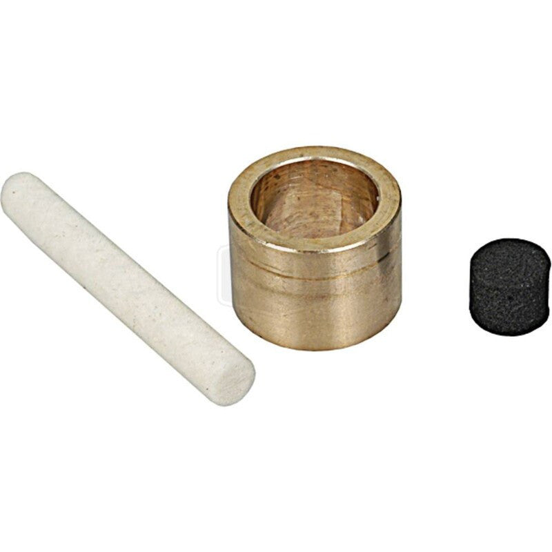 Bushing Kit with Oil Wick & Plug, Brass, 0.736" ID, 1.004" OD, 19mm Width