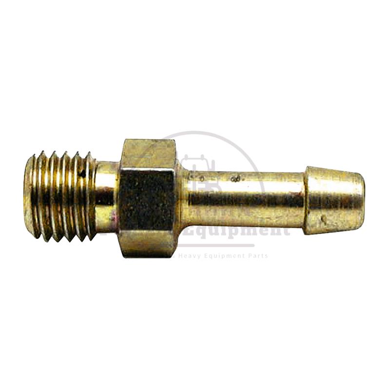 Steel Hose Connector M8x1, Zinc Plated, Light Model, 29mm Length