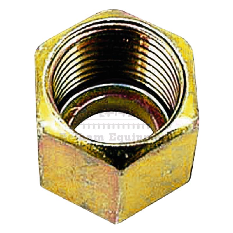 Steel Union Nut DIN 3870 B R 3/8" Galvanized 19mm SW 14mm L