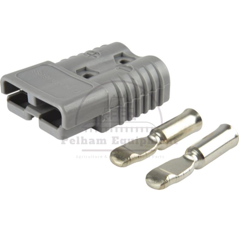 Herth & Buss 2-Pin Crimp Contact Plug Housing Connector, Part # 51277000