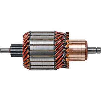 12V Armature for Bosch, Fiat, Toyota - New, Clockwise Rotation, 13 Splines