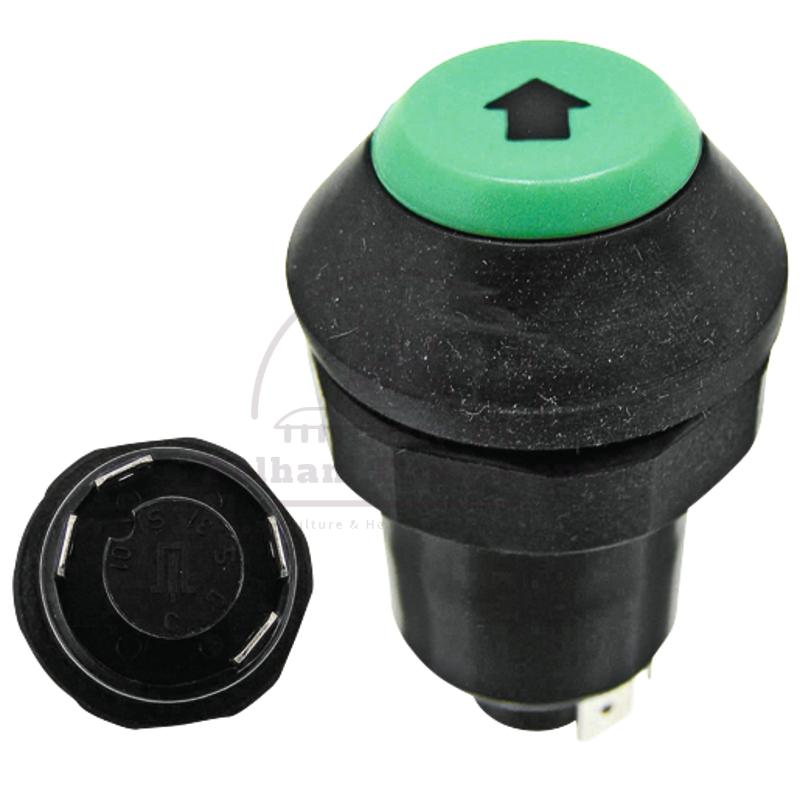 Green Push Button Switch 11245170XX for Landini, Steyr, Massey Ferguson