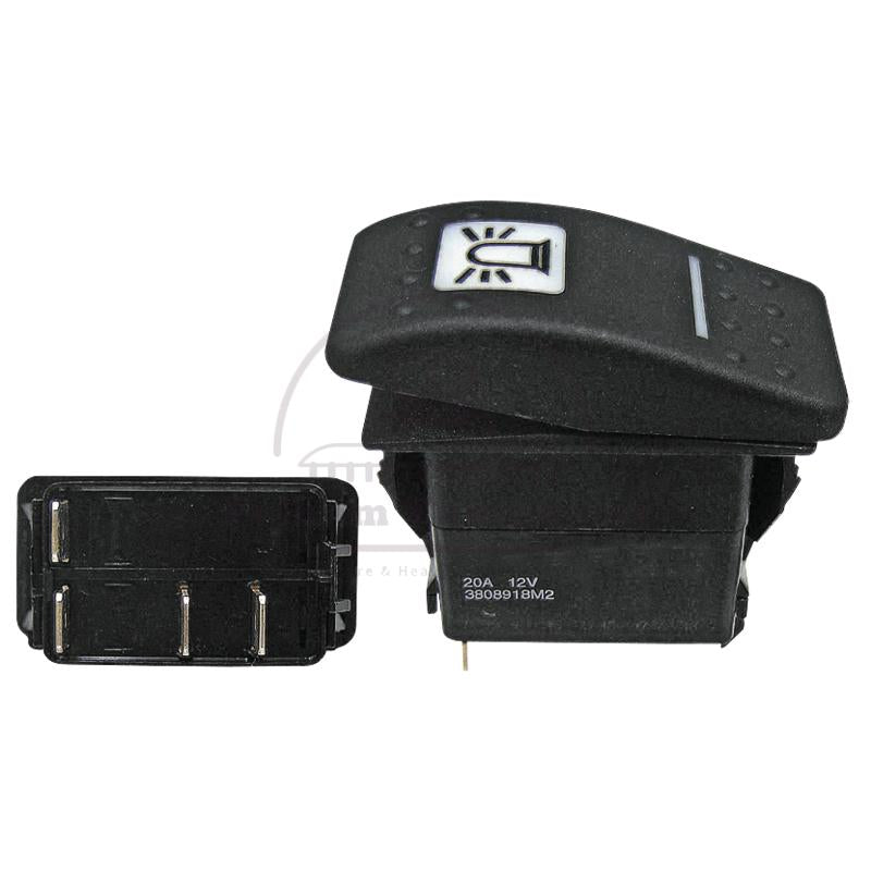 Rocker Switch for Massey Ferguson 4215-4370, 4 Blade Terminals