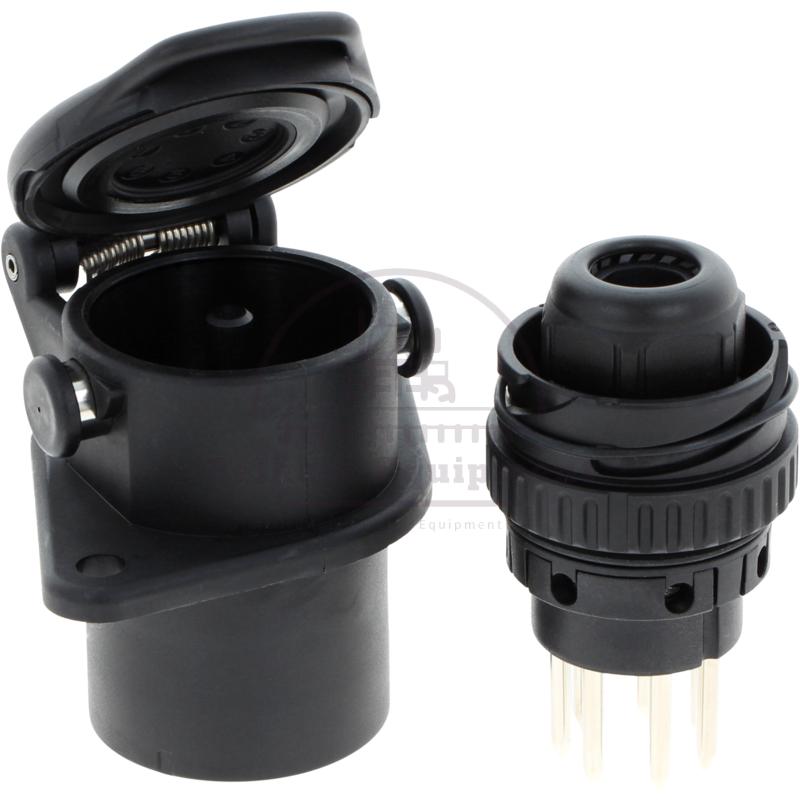 Erich Jaeger 7-Pin ABS Socket 141070 for Plugs/Sockets