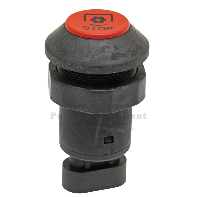 Red Push Button Switch 119 02 003 for Massey Ferguson 6235-8280