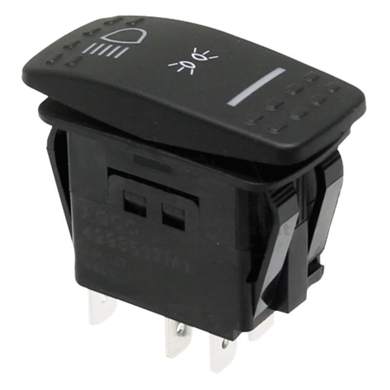 Rocker Switch for Massey Ferguson 5410-8480, 5 Blade Terminals