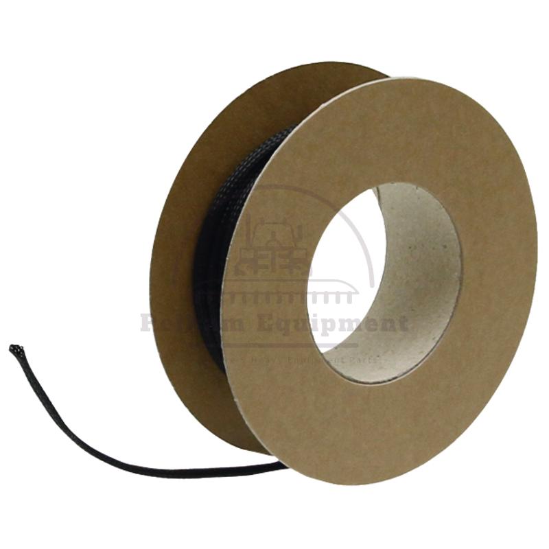 Black Braided Hose 59.315, 5m Roll, -55??C to +130??C, Polyester