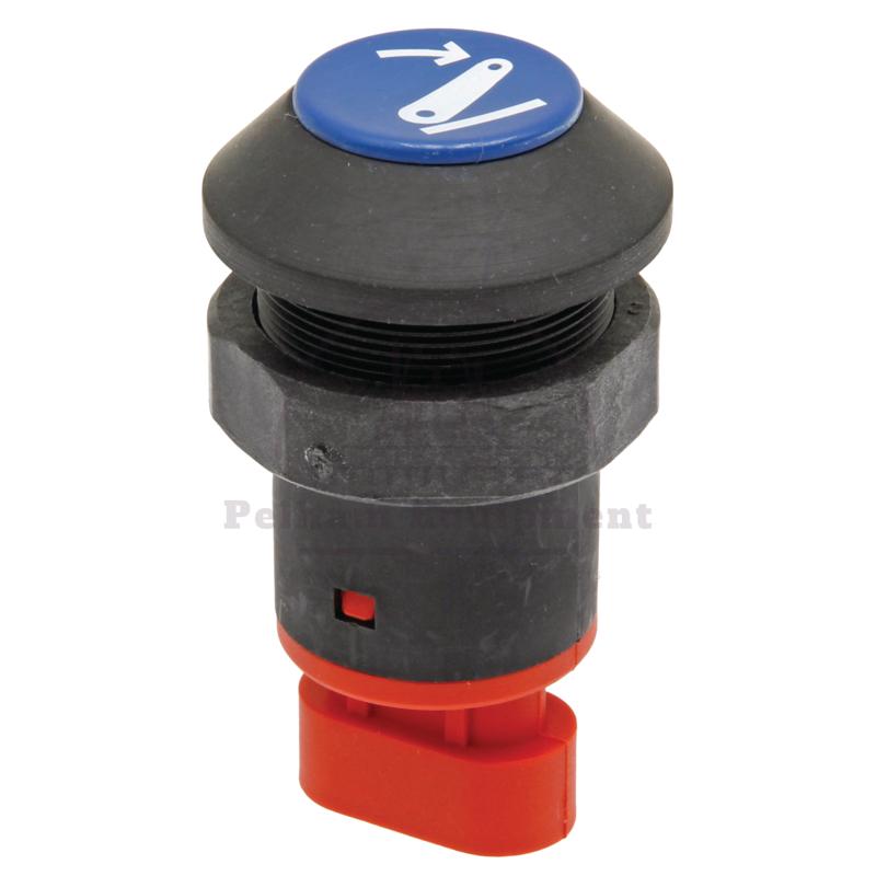 Push Button Switch 119 08 016 for Fendt Tractors 12-16V Blue