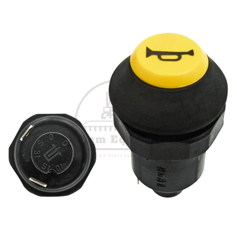 Horn Push Button Switch 44566 11215100XX 12/24V Yellow ?ÿ30mm Dustproof