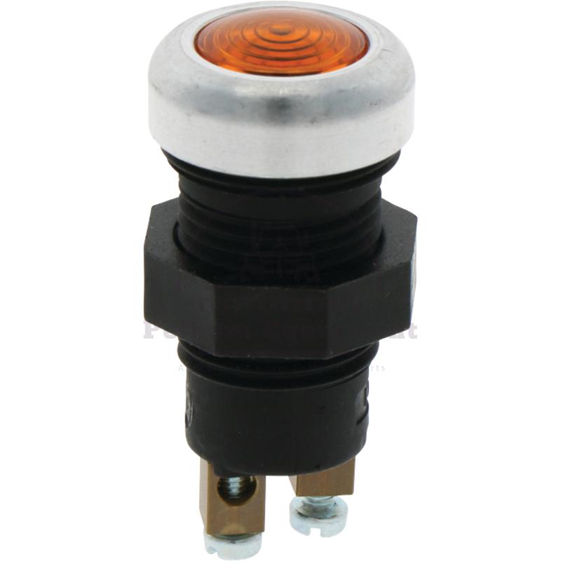 Yellow Indicator Light 12/24V 2WK T2W Screw Connection, No Bulb