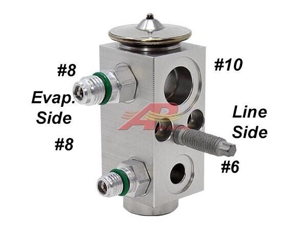 1000534258 A/C Expansion Valve Fits Kenworth, Peterbilt Trucks - 1 Year Warranty