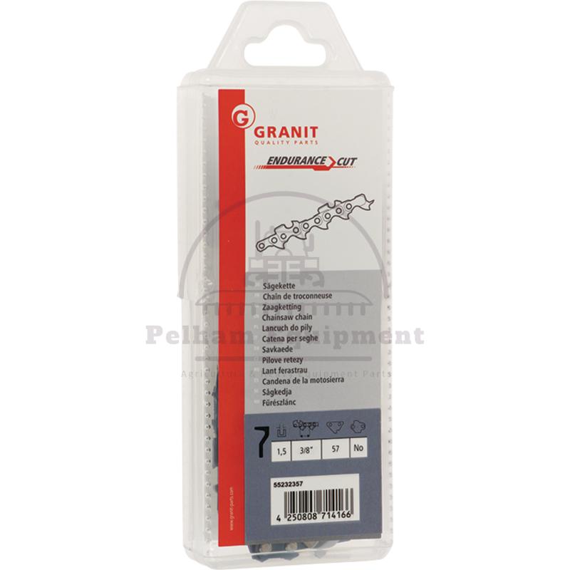 Endurance Cut 3/8" Saw Chain 57DL 1.5mm Full Chisel 73LPX
