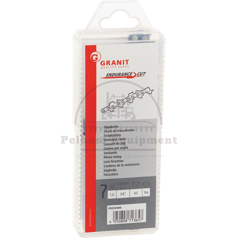Endurance Cut 3/8" Saw Chain 60DL Half Chisel Safety Drive Link