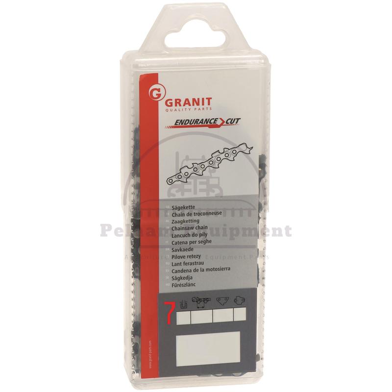 Endurance Cut 3/8" Saw Chain 98DL Full Chisel 1.3mm Drive Link