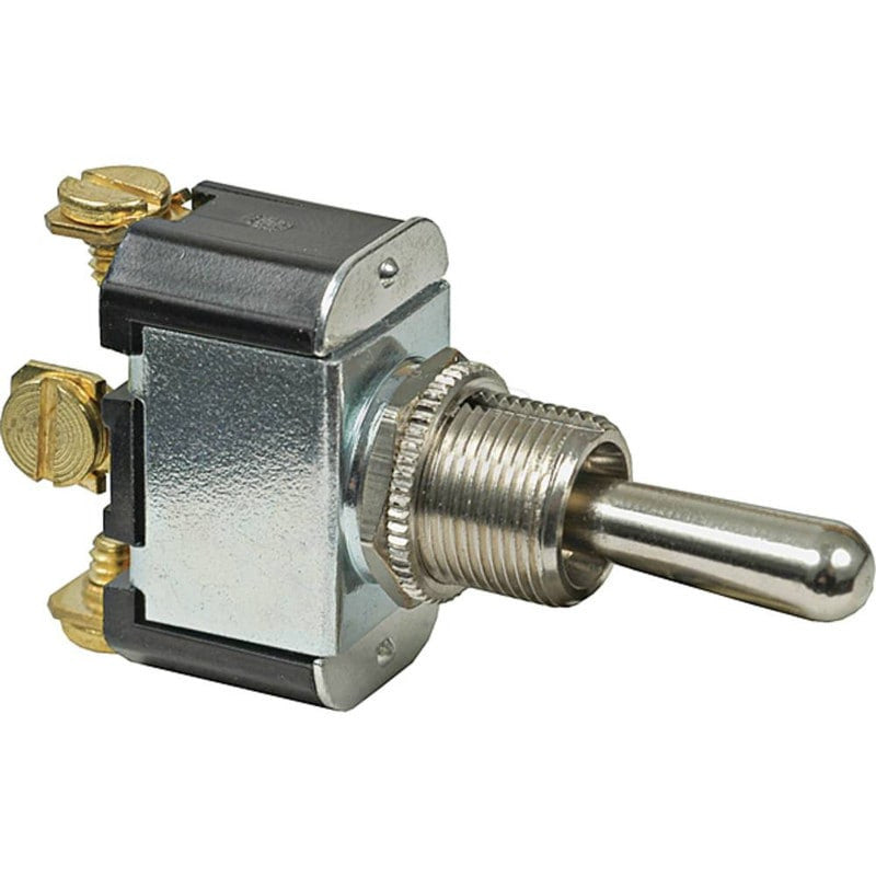 Toggle Switch SPDT Momentary 12-36V 25A 3 Terminals Blade Mounting Nuts